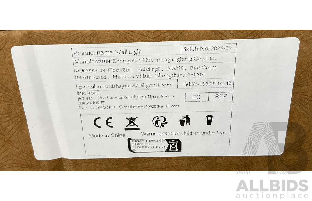 Online Order Returned Parcels - Assorted Light Fittings