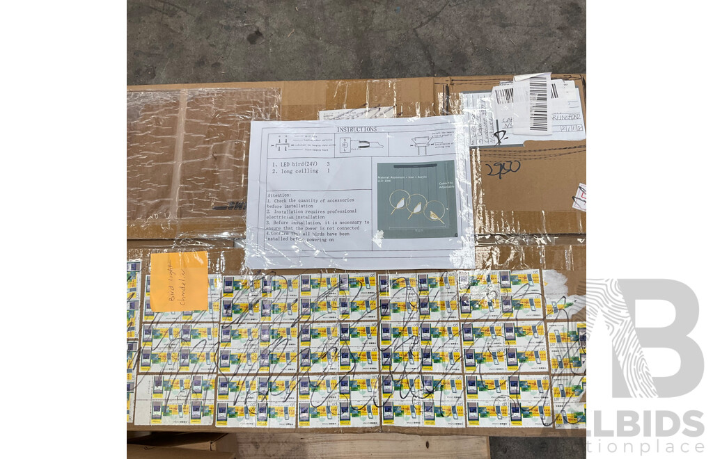 Online Order Returned Parcels - Assorted Light Fittings