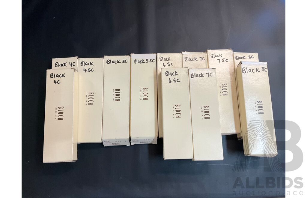 BLOCH Dance Women's Dansoft Full Sole Leather Ballet Slipper/Shoe - Black - Various Sizes  - Lot of 12