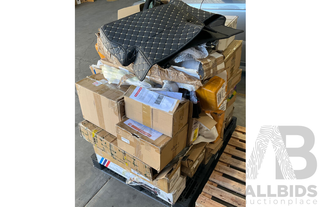 Pallet of Online Order Vehicle Carpay/Parts/Accessories Returned Parcels
