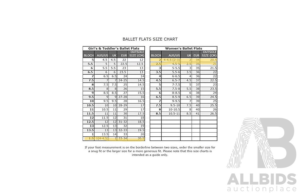 BLOCH Dance Women's Dansoft Full Sole Leather Ballet Slipper/Shoe - Black - Size 1.5 - 2.5 - Lot of 8