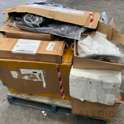 Pallet of Online Order Vehicle Parts/Accessories Returned Parcels