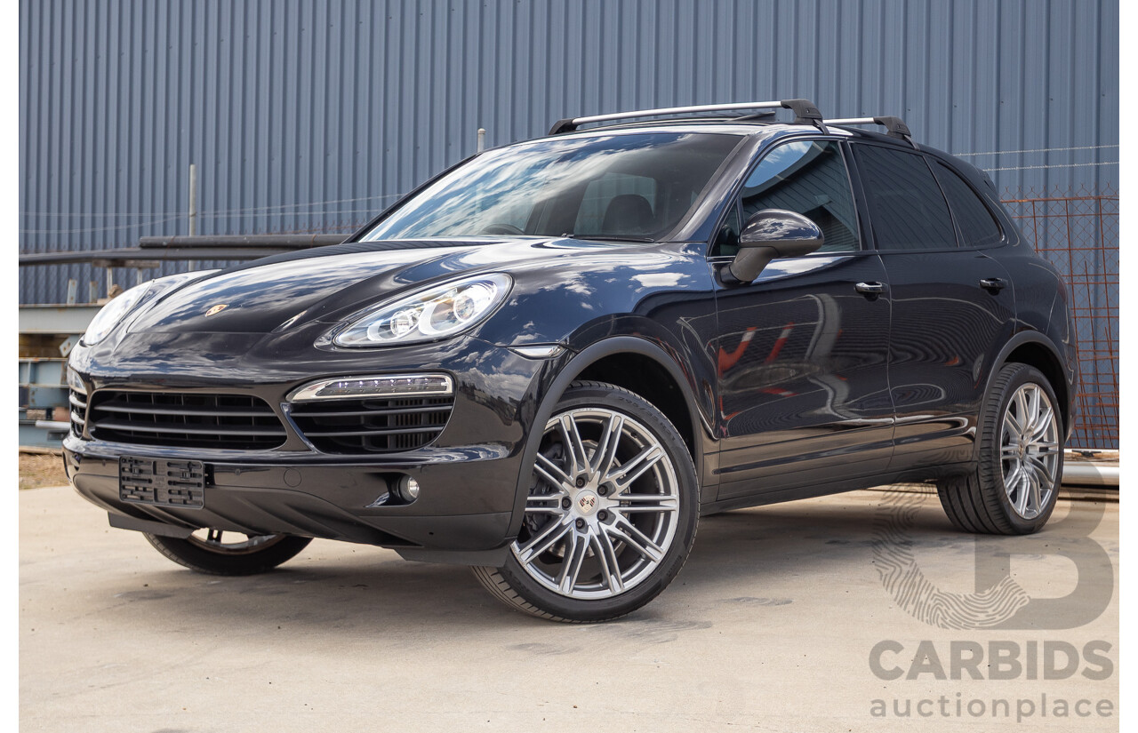 6/2012 Porsche Cayenne Diesel (AWD) Series 2 MY12 4D Wagon Black Turbo Diesel 3.0L