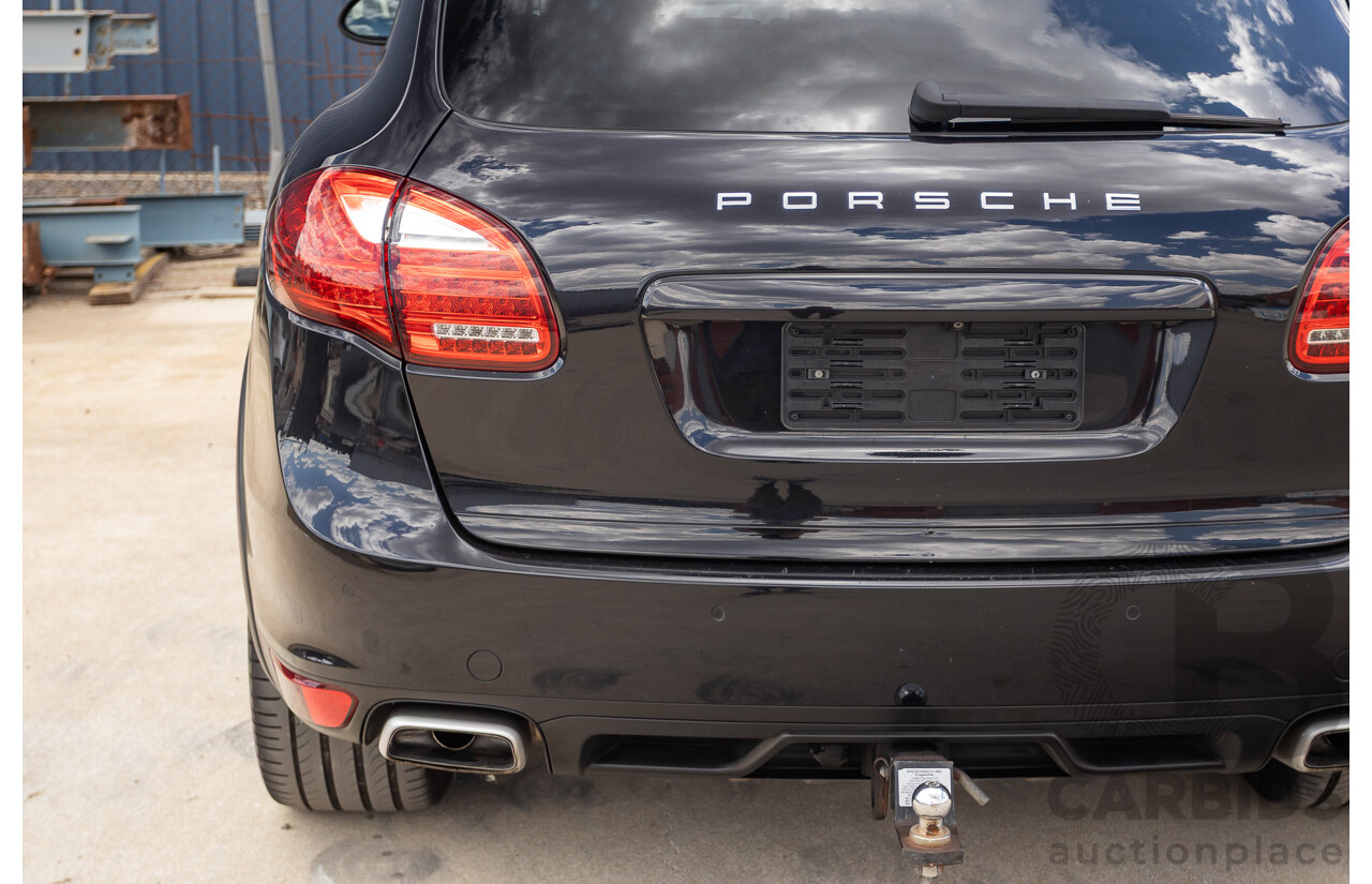 6/2012 Porsche Cayenne Diesel (AWD) Series 2 MY12 4D Wagon Black Turbo Diesel 3.0L