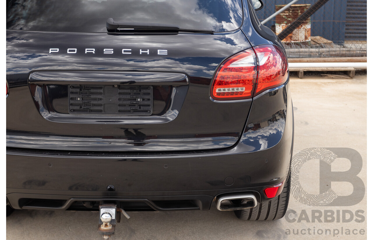 6/2012 Porsche Cayenne Diesel (AWD) Series 2 MY12 4D Wagon Black Turbo Diesel 3.0L