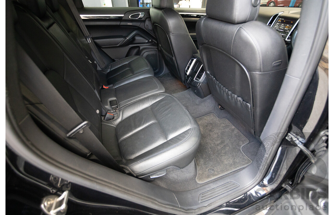 6/2012 Porsche Cayenne Diesel (AWD) Series 2 MY12 4D Wagon Black Turbo Diesel 3.0L
