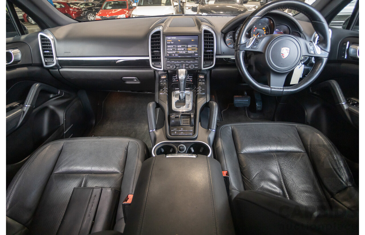 6/2012 Porsche Cayenne Diesel (AWD) Series 2 MY12 4D Wagon Black Turbo Diesel 3.0L