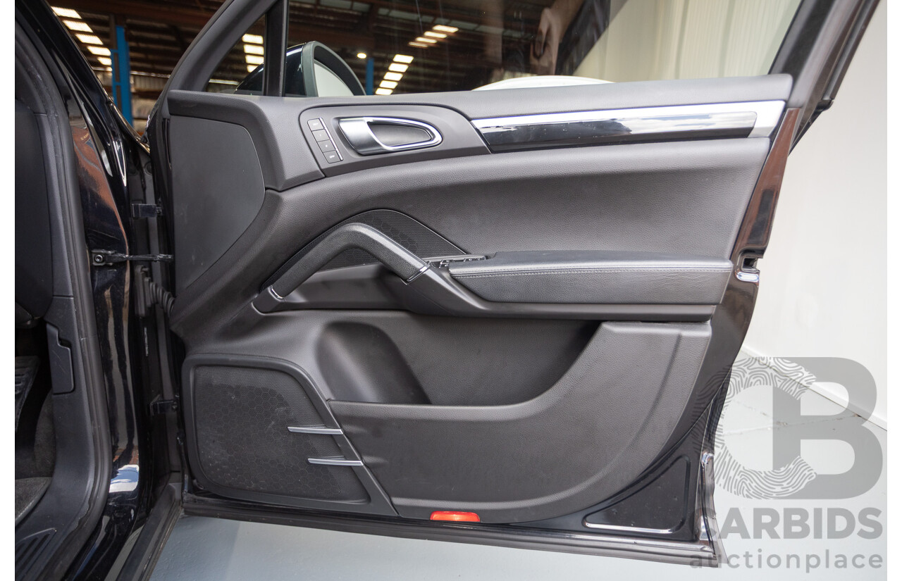 6/2012 Porsche Cayenne Diesel (AWD) Series 2 MY12 4D Wagon Black Turbo Diesel 3.0L