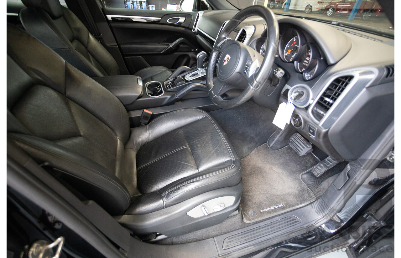 6/2012 Porsche Cayenne Diesel (AWD) Series 2 MY12 4D Wagon Black Turbo Diesel 3.0L