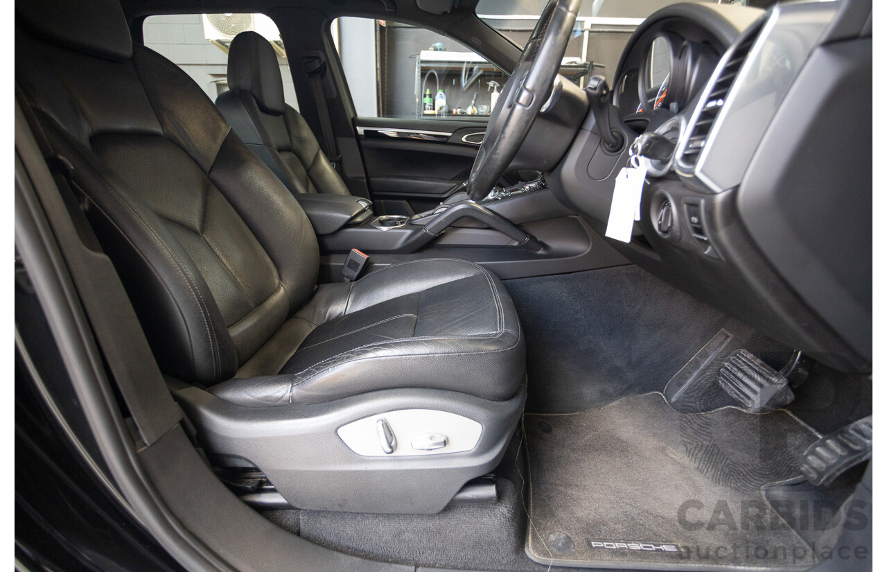 6/2012 Porsche Cayenne Diesel (AWD) Series 2 MY12 4D Wagon Black Turbo Diesel 3.0L