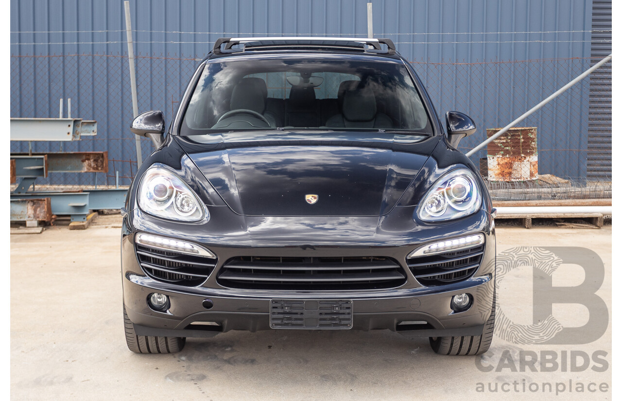 6/2012 Porsche Cayenne Diesel (AWD) Series 2 MY12 4D Wagon Black Turbo Diesel 3.0L
