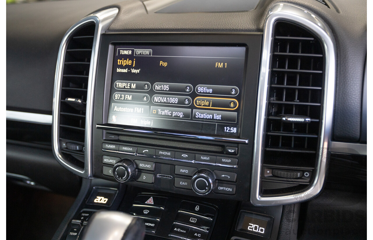 6/2012 Porsche Cayenne Diesel (AWD) Series 2 MY12 4D Wagon Black Turbo Diesel 3.0L