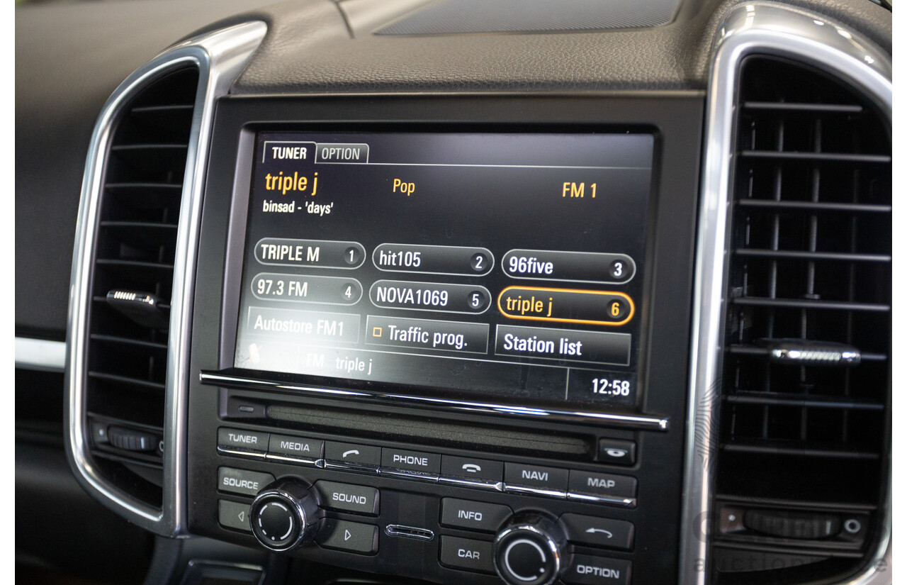 6/2012 Porsche Cayenne Diesel (AWD) Series 2 MY12 4D Wagon Black Turbo Diesel 3.0L