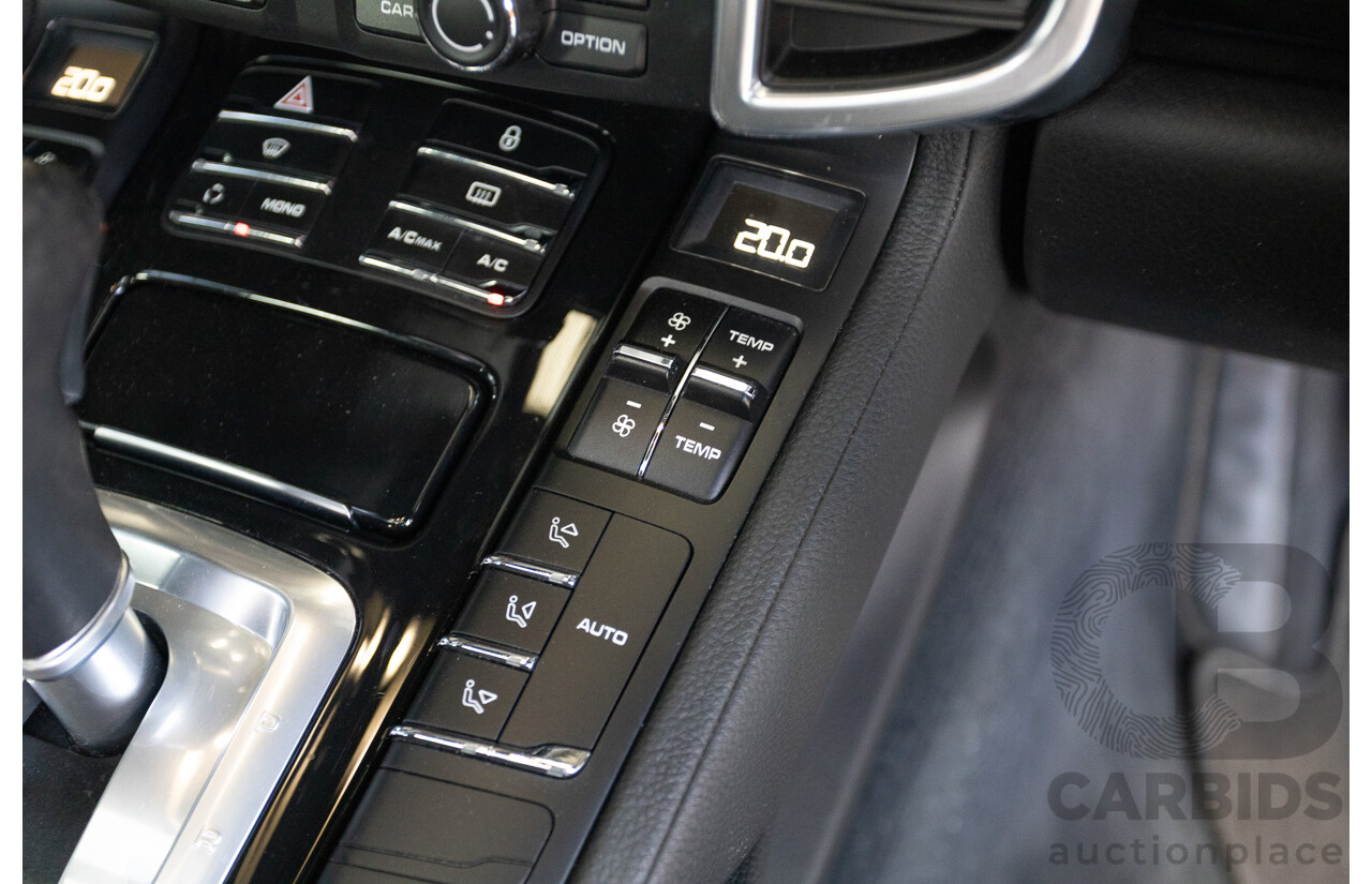 6/2012 Porsche Cayenne Diesel (AWD) Series 2 MY12 4D Wagon Black Turbo Diesel 3.0L