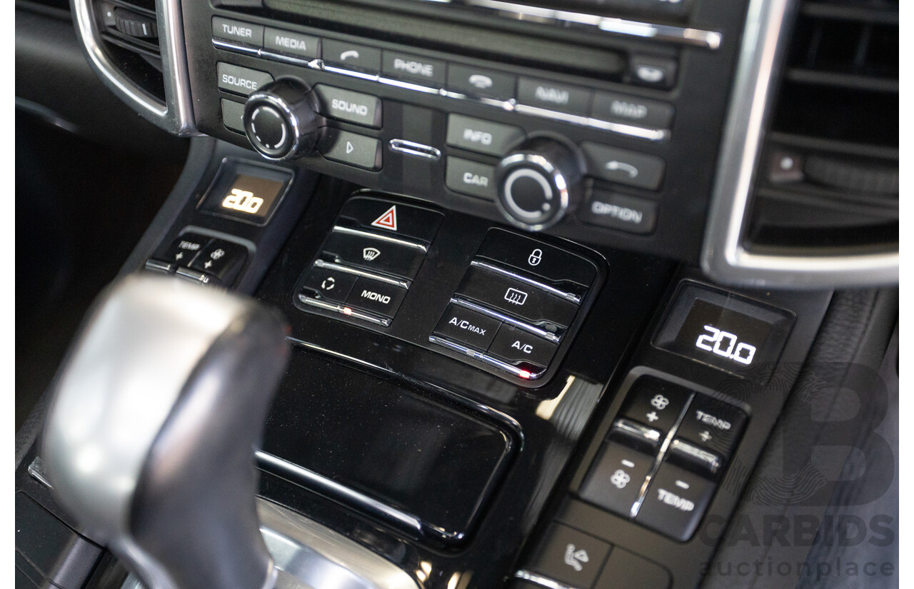 6/2012 Porsche Cayenne Diesel (AWD) Series 2 MY12 4D Wagon Black Turbo Diesel 3.0L