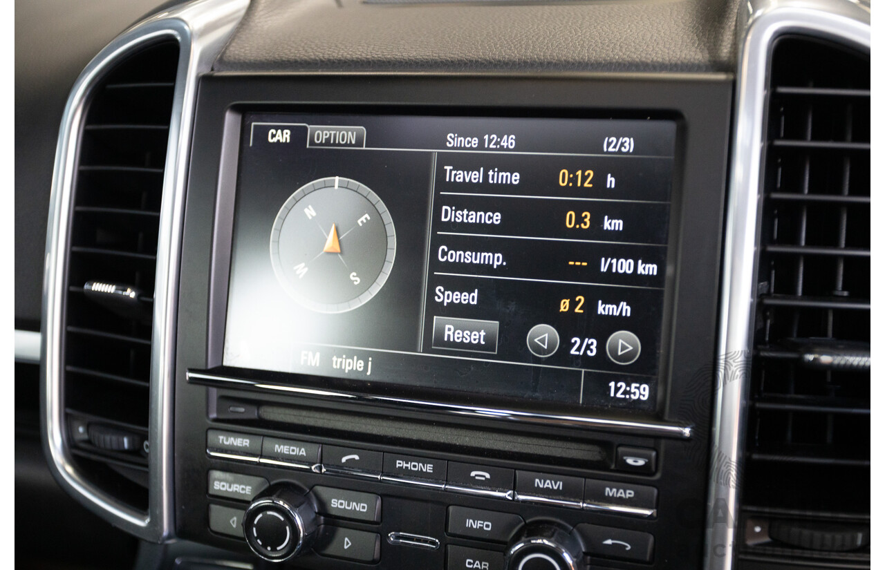 6/2012 Porsche Cayenne Diesel (AWD) Series 2 MY12 4D Wagon Black Turbo Diesel 3.0L