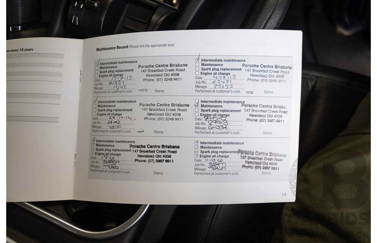 6/2012 Porsche Cayenne Diesel (AWD) Series 2 MY12 4D Wagon Black Turbo Diesel 3.0L