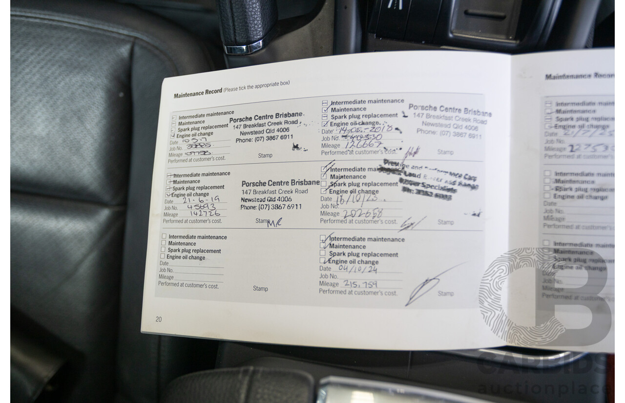 6/2012 Porsche Cayenne Diesel (AWD) Series 2 MY12 4D Wagon Black Turbo Diesel 3.0L