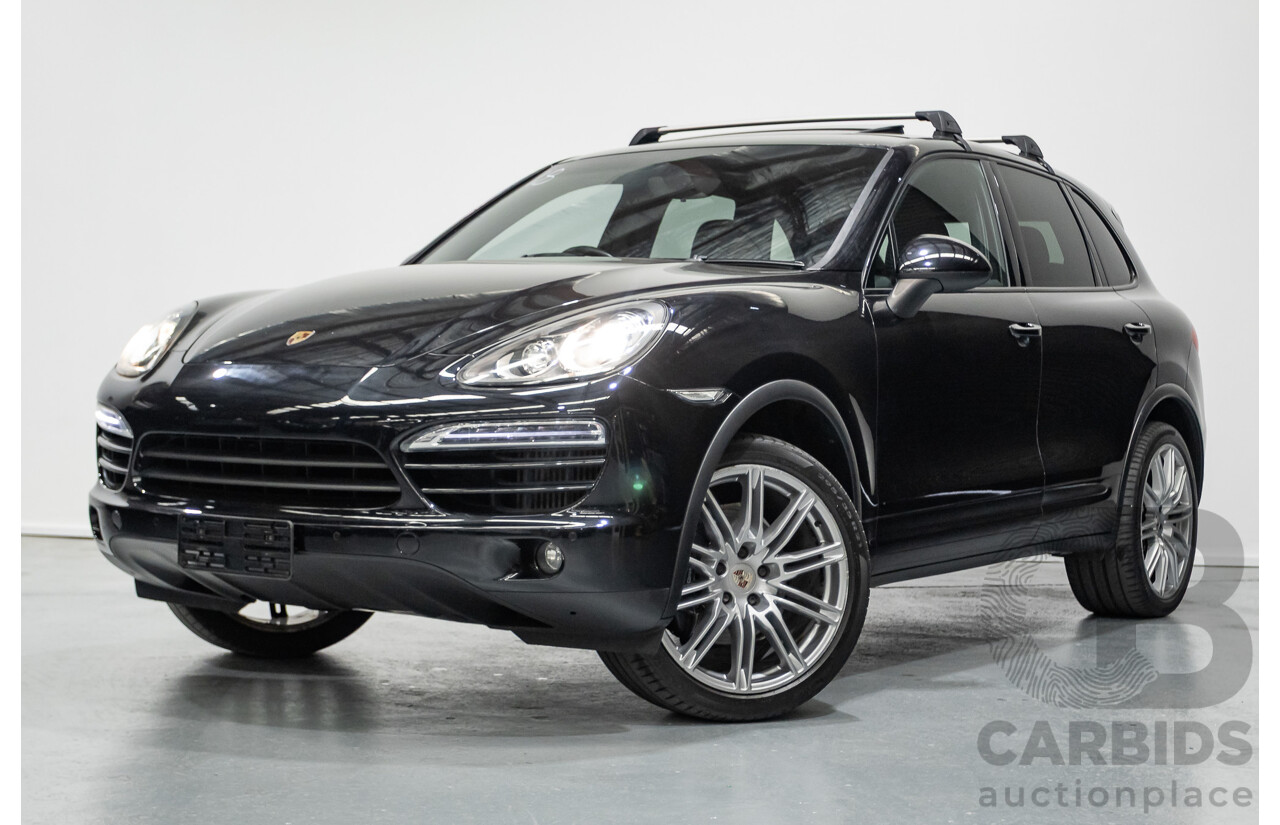 6/2012 Porsche Cayenne Diesel (AWD) Series 2 MY12 4D Wagon Black Turbo Diesel 3.0L
