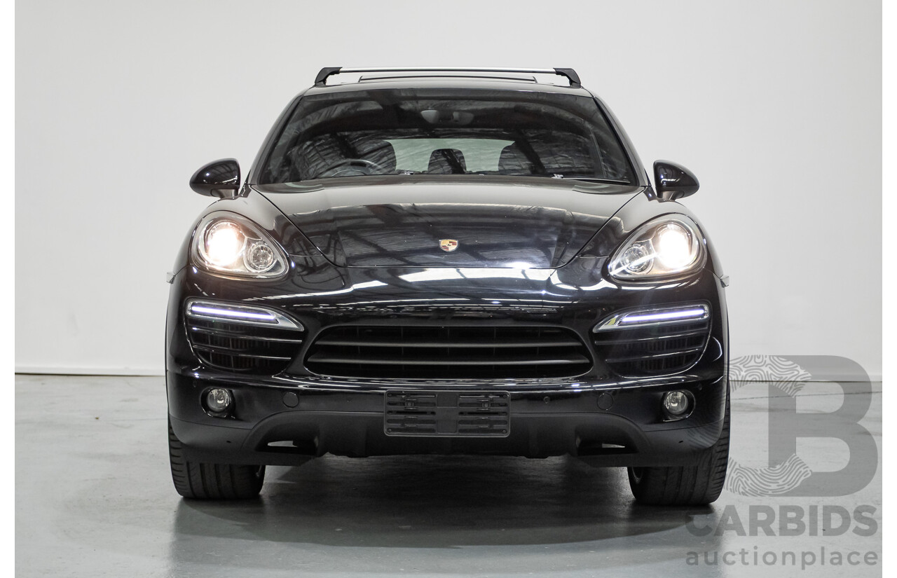 6/2012 Porsche Cayenne Diesel (AWD) Series 2 MY12 4D Wagon Black Turbo Diesel 3.0L