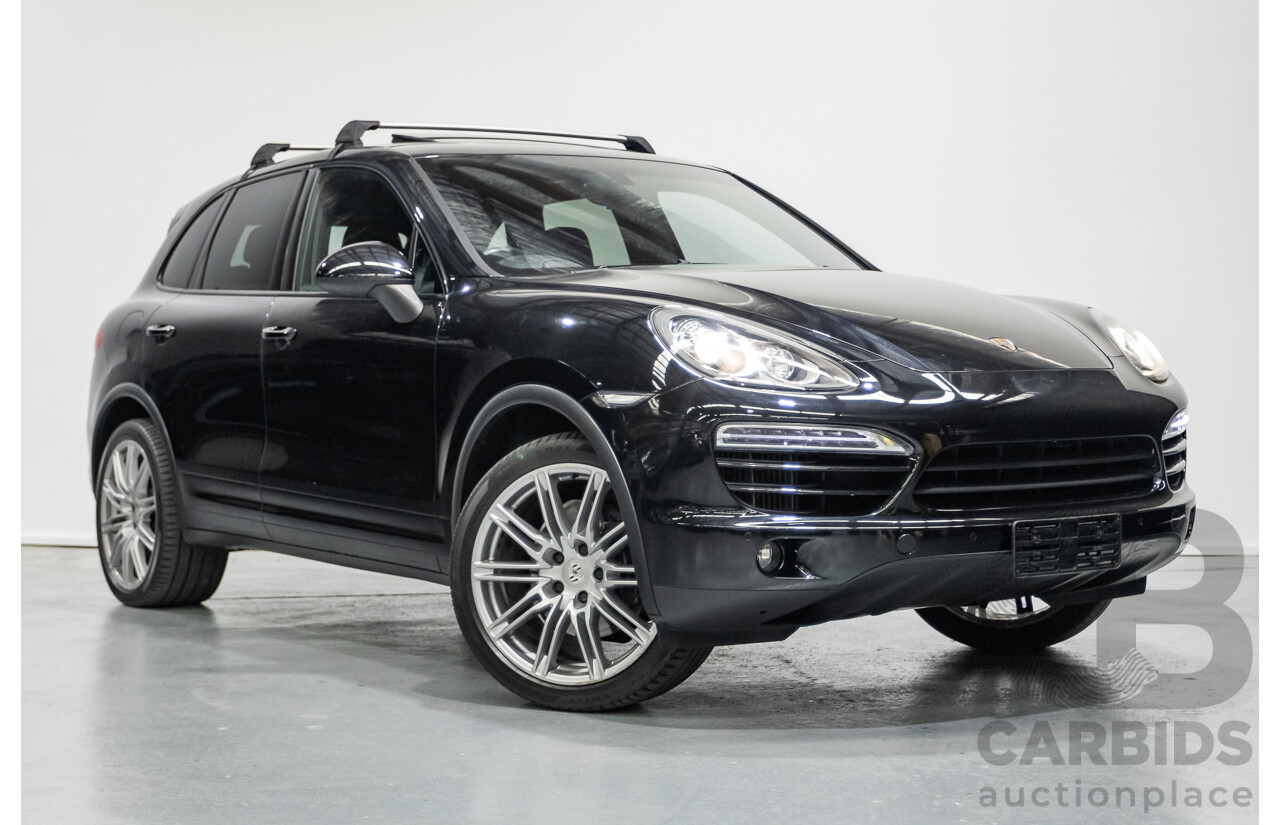 6/2012 Porsche Cayenne Diesel (AWD) Series 2 MY12 4D Wagon Black Turbo Diesel 3.0L