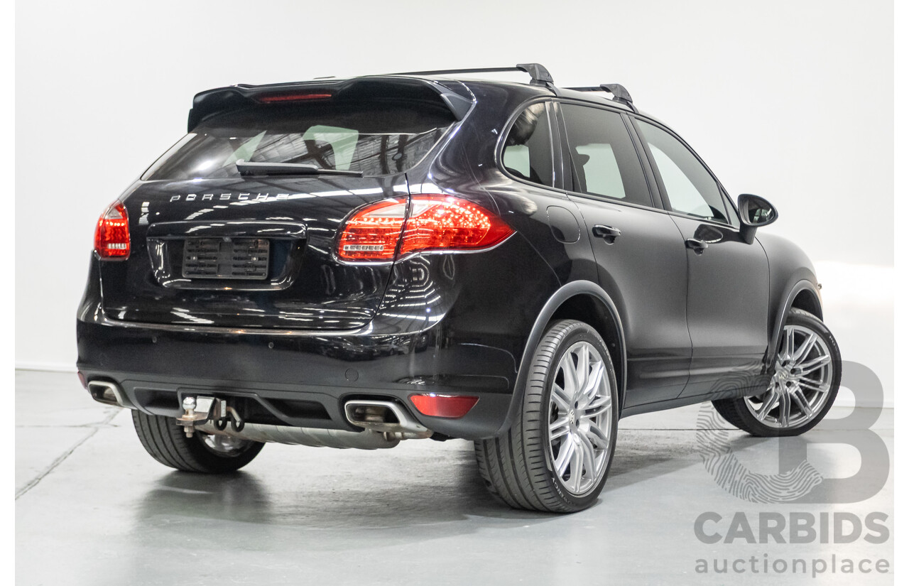 6/2012 Porsche Cayenne Diesel (AWD) Series 2 MY12 4D Wagon Black Turbo Diesel 3.0L