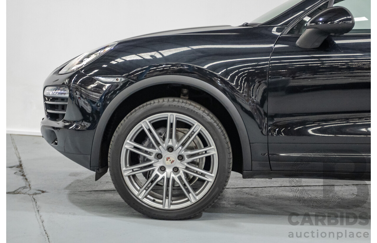 6/2012 Porsche Cayenne Diesel (AWD) Series 2 MY12 4D Wagon Black Turbo Diesel 3.0L
