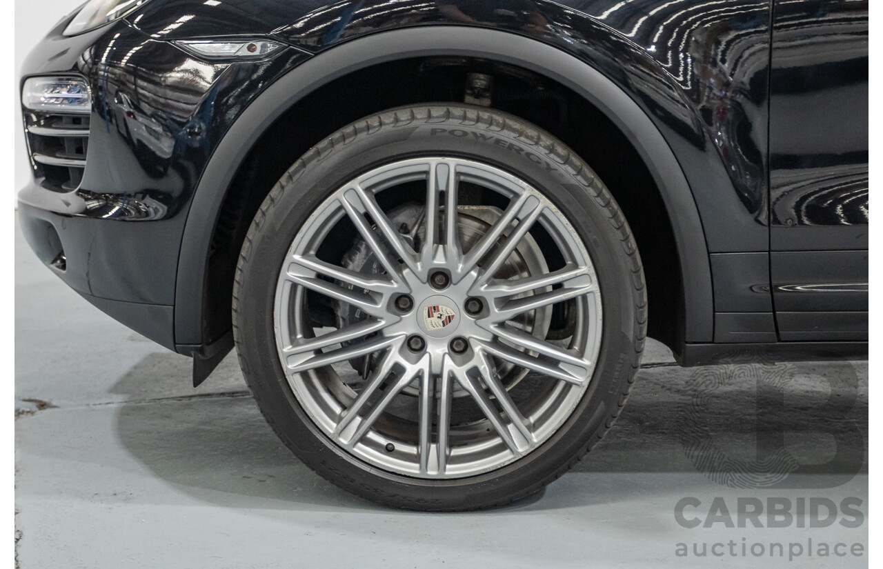 6/2012 Porsche Cayenne Diesel (AWD) Series 2 MY12 4D Wagon Black Turbo Diesel 3.0L