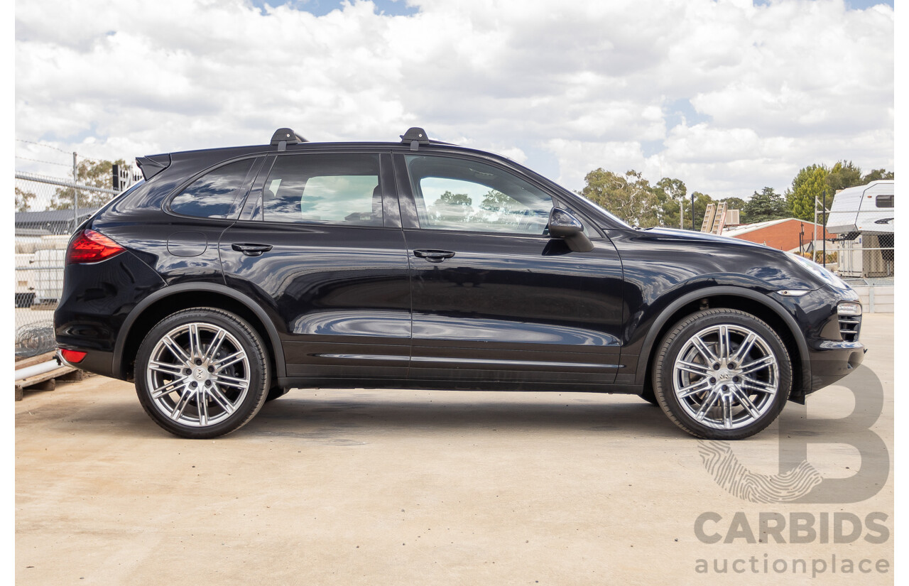6/2012 Porsche Cayenne Diesel (AWD) Series 2 MY12 4D Wagon Black Turbo Diesel 3.0L