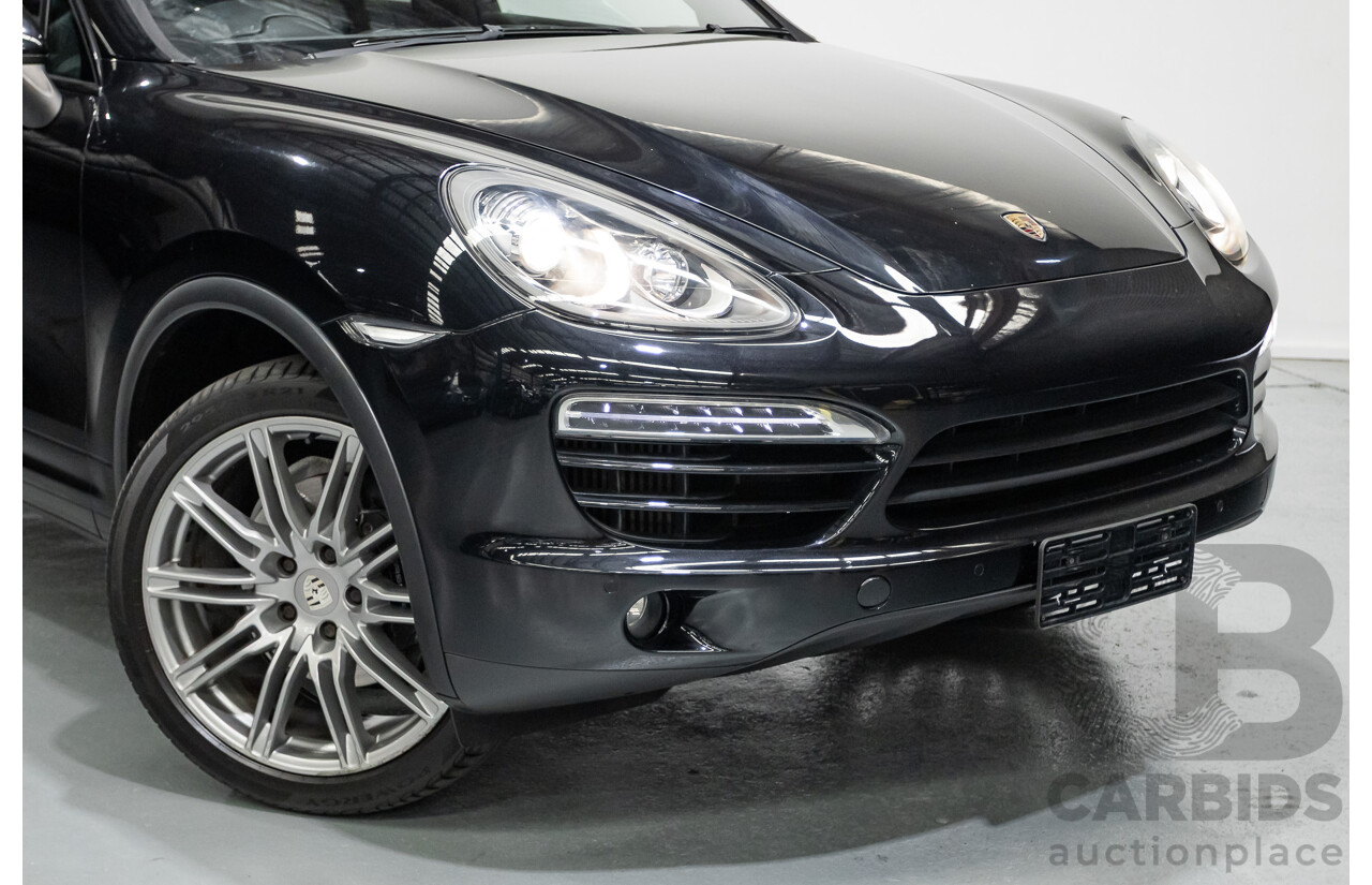 6/2012 Porsche Cayenne Diesel (AWD) Series 2 MY12 4D Wagon Black Turbo Diesel 3.0L