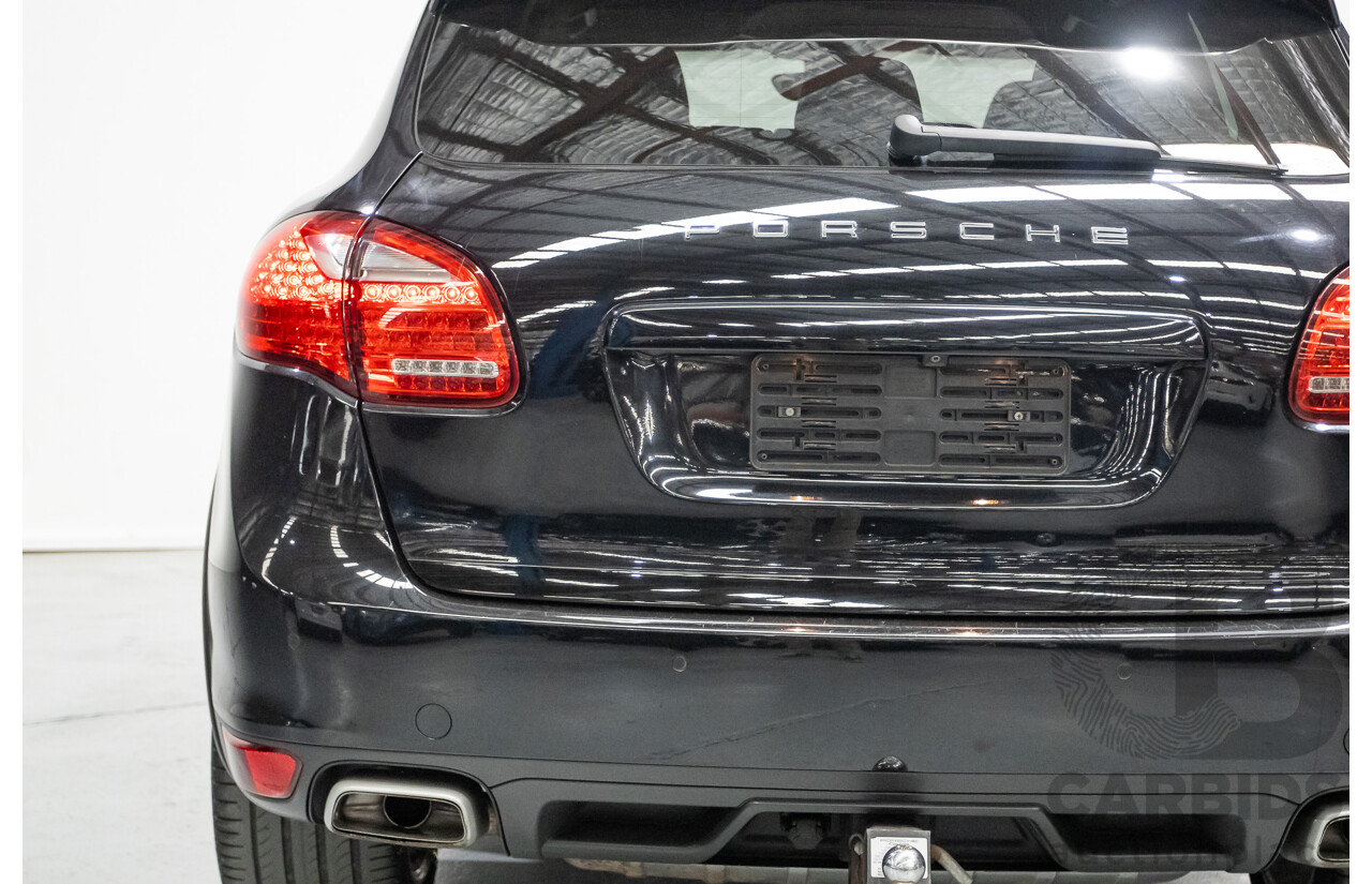 6/2012 Porsche Cayenne Diesel (AWD) Series 2 MY12 4D Wagon Black Turbo Diesel 3.0L