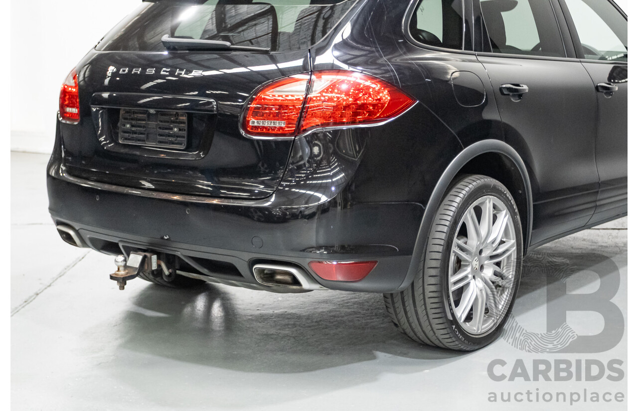 6/2012 Porsche Cayenne Diesel (AWD) Series 2 MY12 4D Wagon Black Turbo Diesel 3.0L