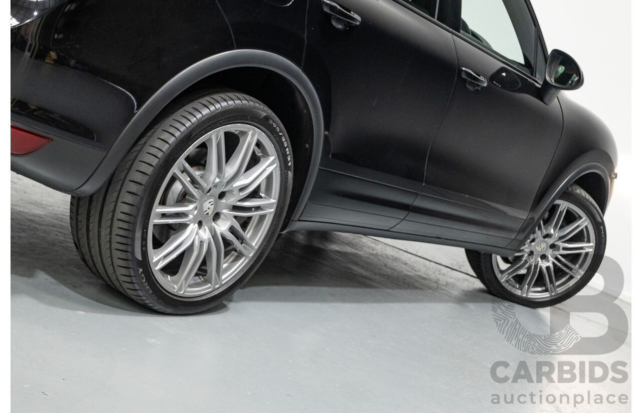 6/2012 Porsche Cayenne Diesel (AWD) Series 2 MY12 4D Wagon Black Turbo Diesel 3.0L