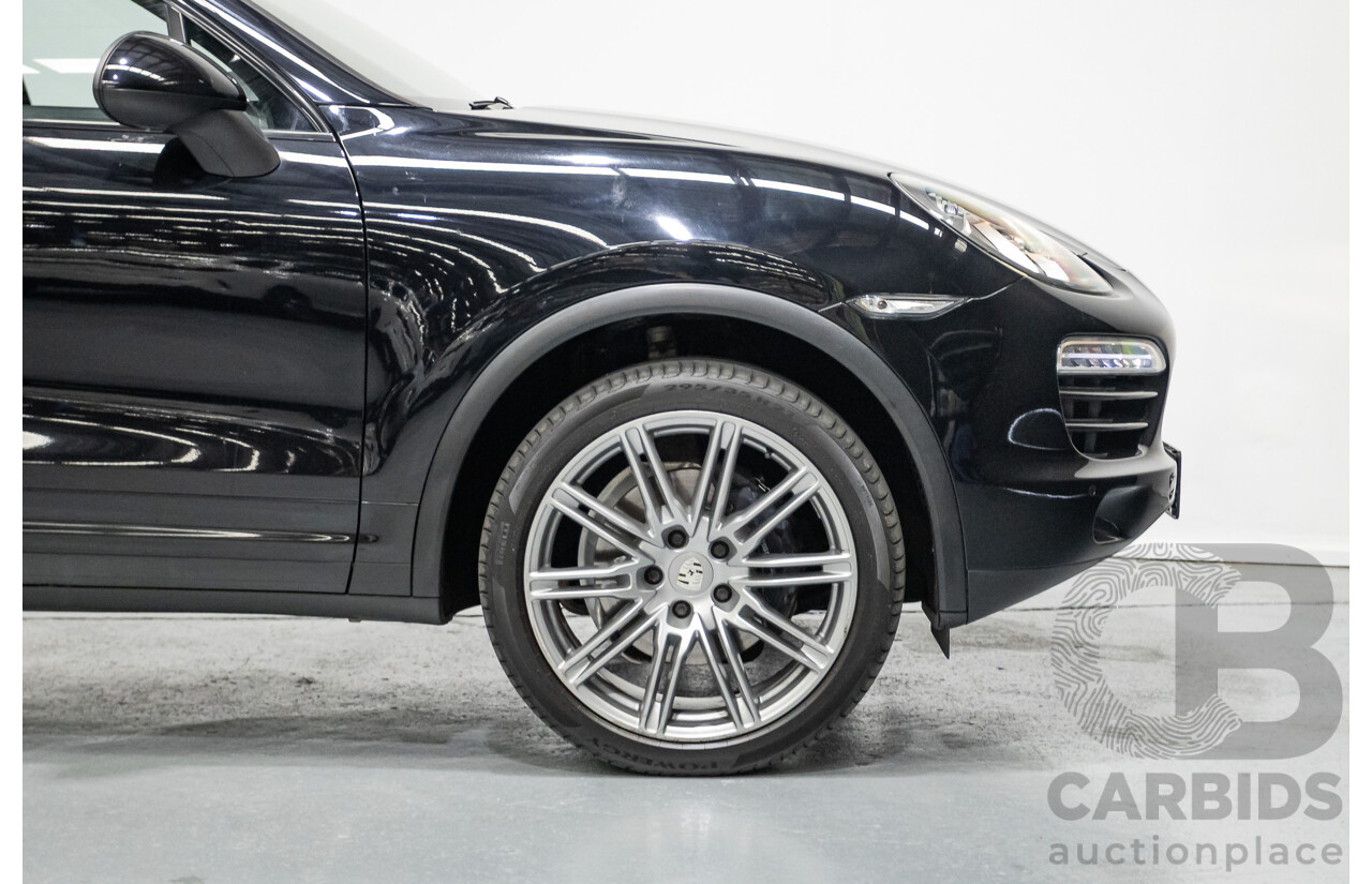 6/2012 Porsche Cayenne Diesel (AWD) Series 2 MY12 4D Wagon Black Turbo Diesel 3.0L
