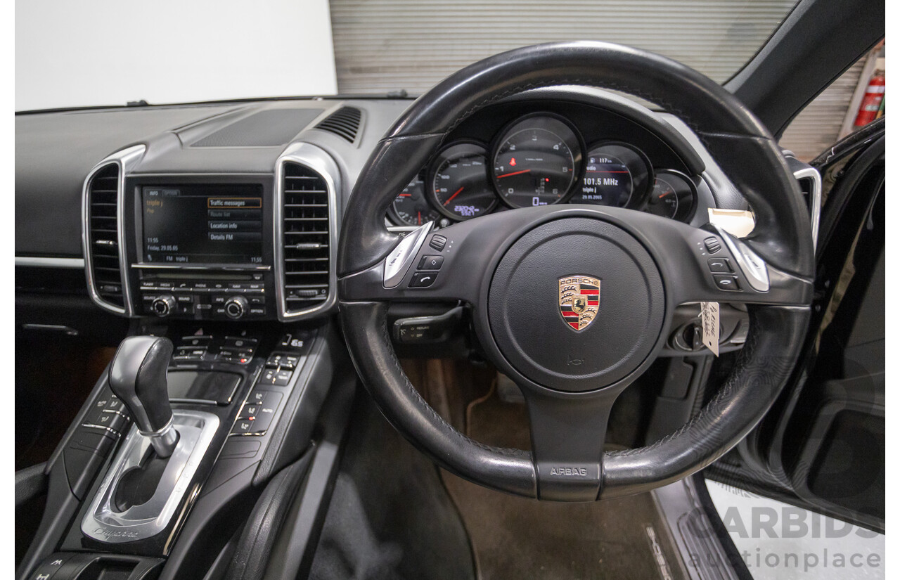 6/2012 Porsche Cayenne Diesel (AWD) Series 2 MY12 4D Wagon Black Turbo Diesel 3.0L