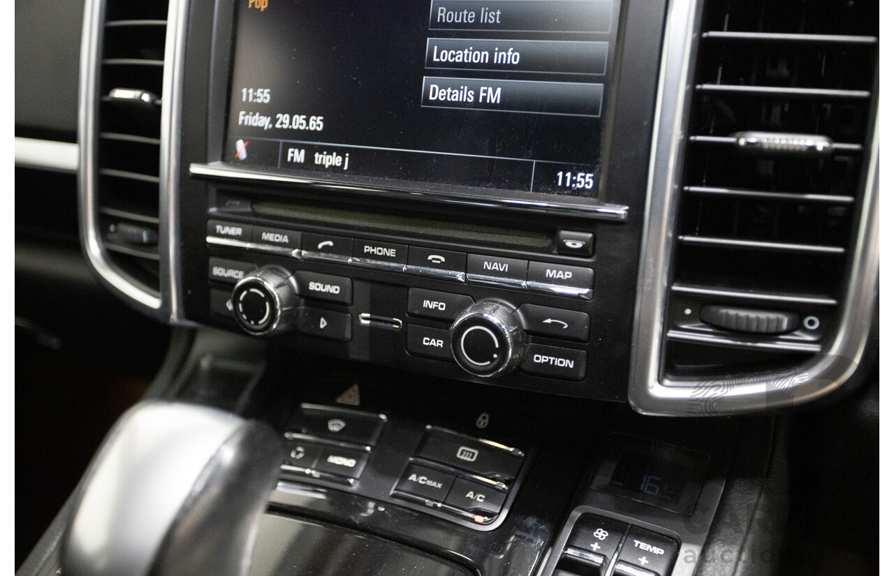 6/2012 Porsche Cayenne Diesel (AWD) Series 2 MY12 4D Wagon Black Turbo Diesel 3.0L