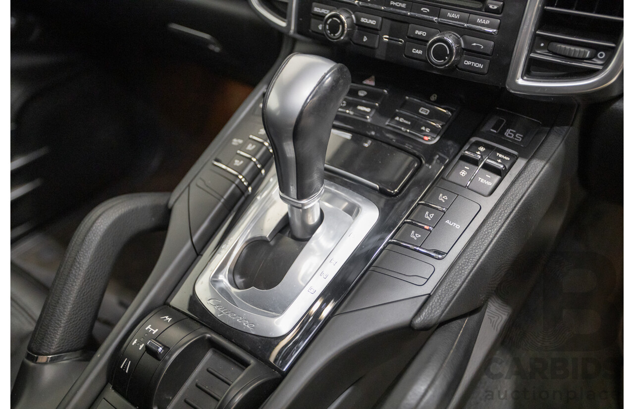 6/2012 Porsche Cayenne Diesel (AWD) Series 2 MY12 4D Wagon Black Turbo Diesel 3.0L