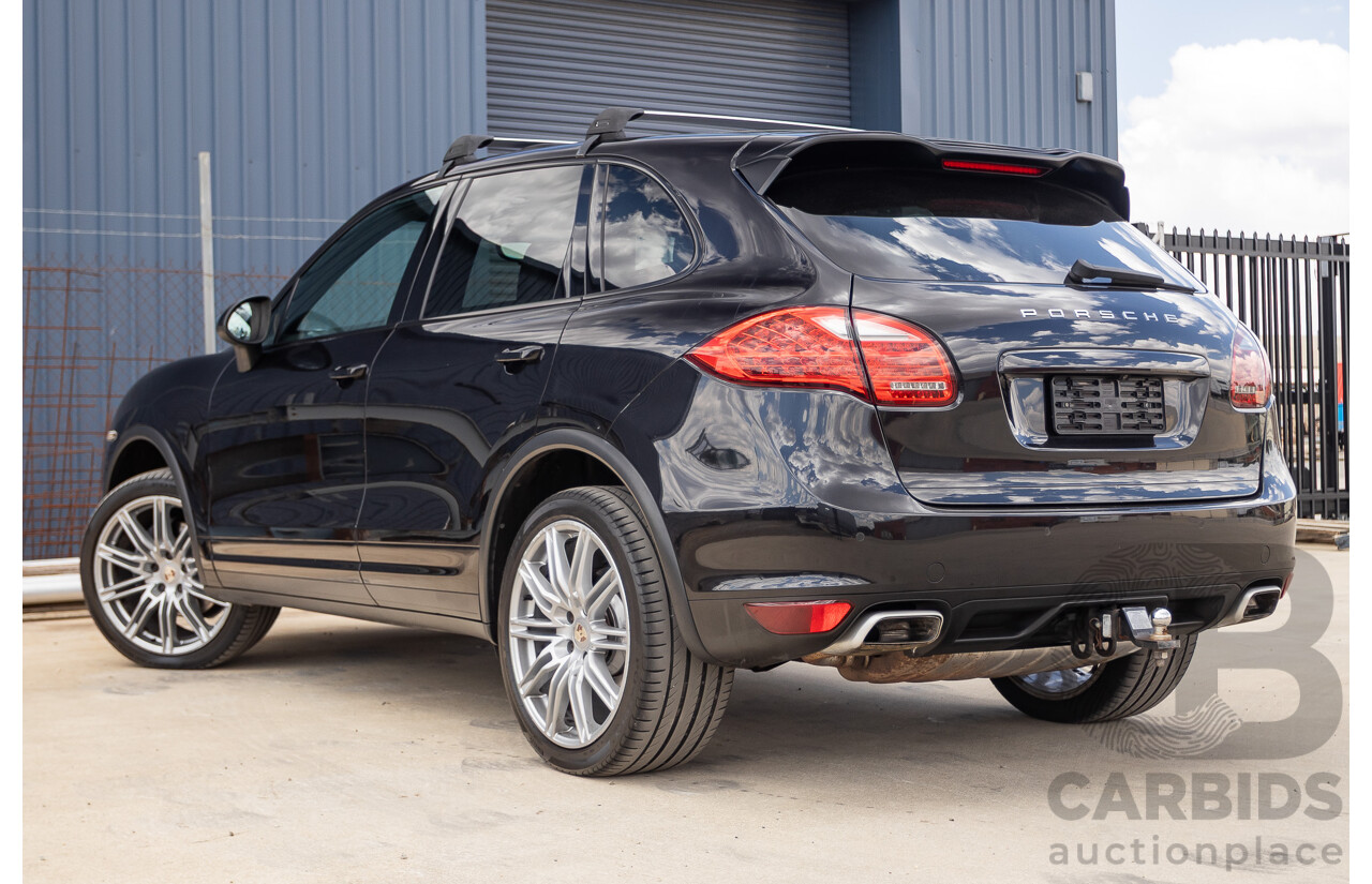 6/2012 Porsche Cayenne Diesel (AWD) Series 2 MY12 4D Wagon Black Turbo Diesel 3.0L