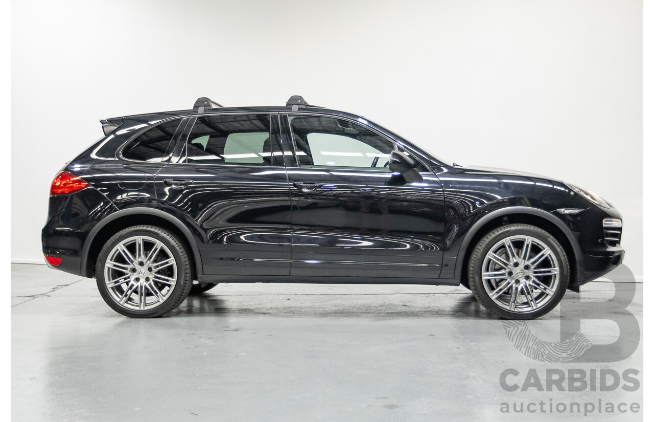 6/2012 Porsche Cayenne Diesel (AWD) Series 2 MY12 4D Wagon Black Turbo Diesel 3.0L