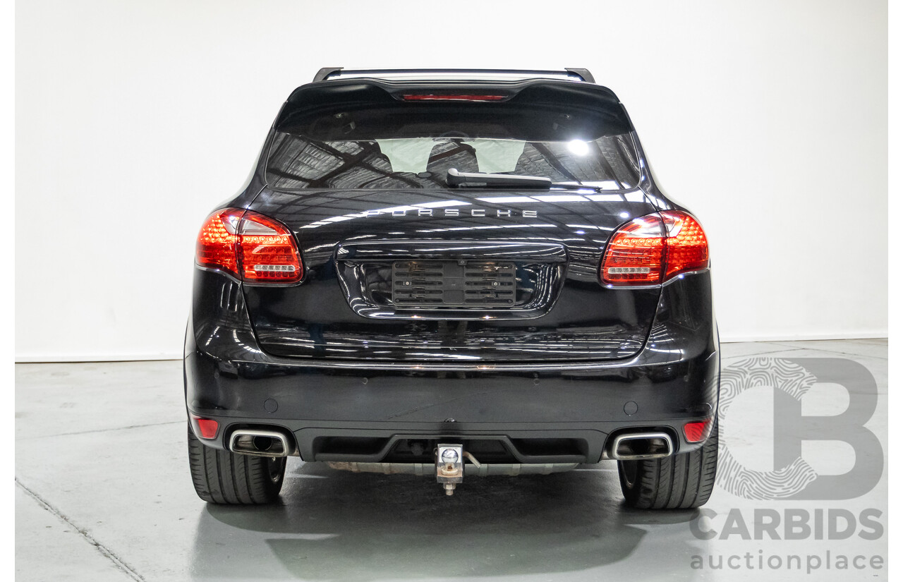 6/2012 Porsche Cayenne Diesel (AWD) Series 2 MY12 4D Wagon Black Turbo Diesel 3.0L