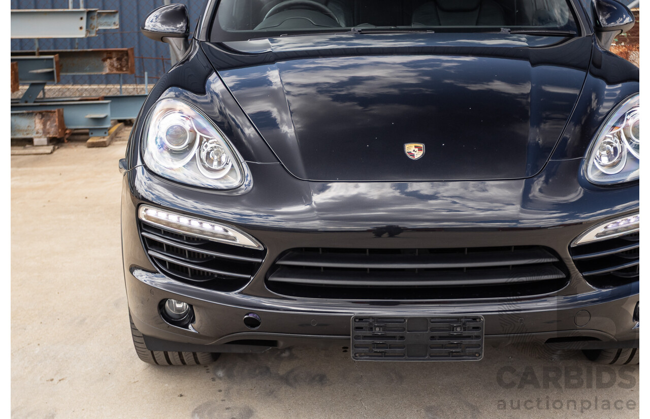 6/2012 Porsche Cayenne Diesel (AWD) Series 2 MY12 4D Wagon Black Turbo Diesel 3.0L