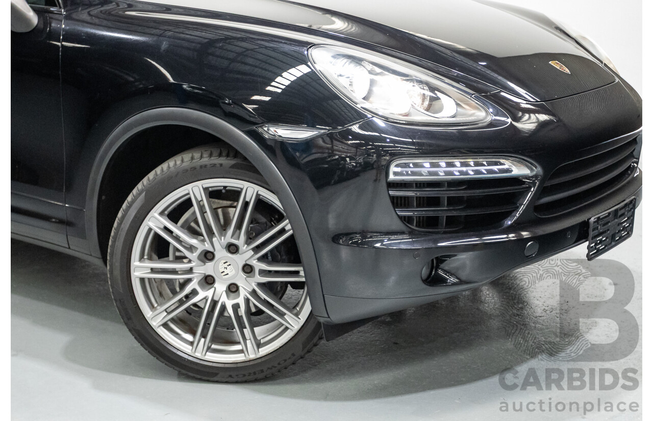 6/2012 Porsche Cayenne Diesel (AWD) Series 2 MY12 4D Wagon Black Turbo Diesel 3.0L