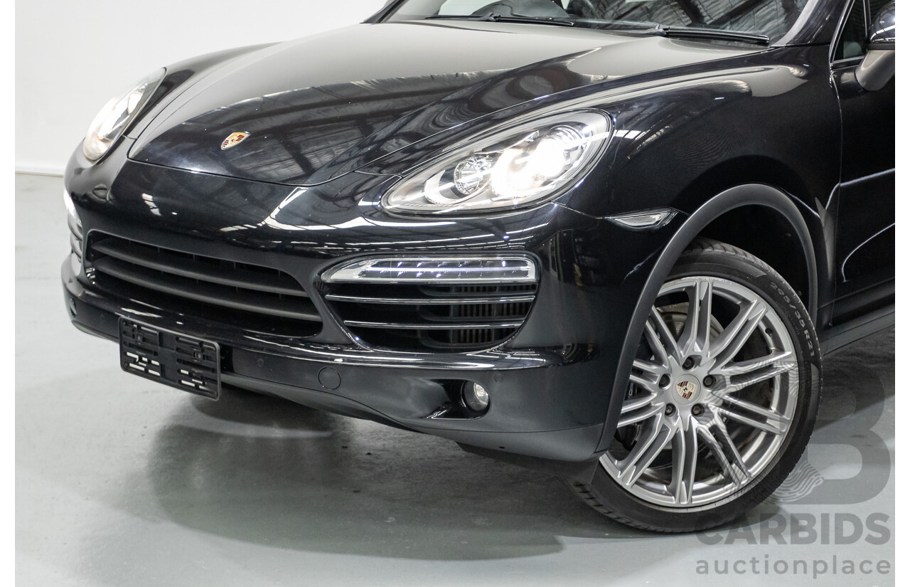 6/2012 Porsche Cayenne Diesel (AWD) Series 2 MY12 4D Wagon Black Turbo Diesel 3.0L