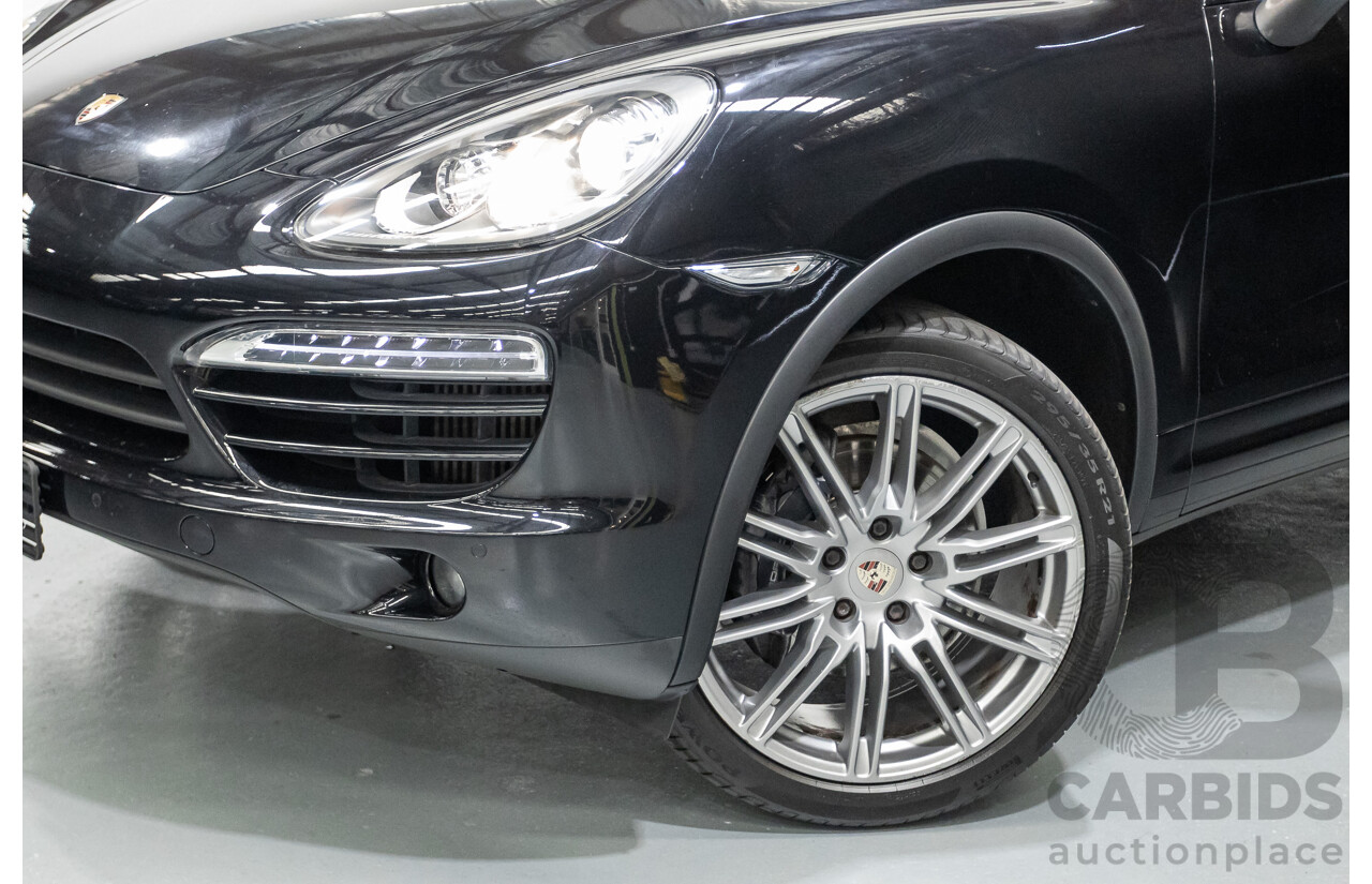 6/2012 Porsche Cayenne Diesel (AWD) Series 2 MY12 4D Wagon Black Turbo Diesel 3.0L
