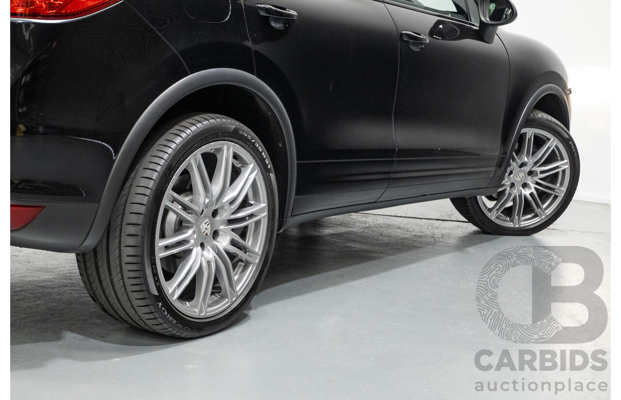 6/2012 Porsche Cayenne Diesel (AWD) Series 2 MY12 4D Wagon Black Turbo Diesel 3.0L