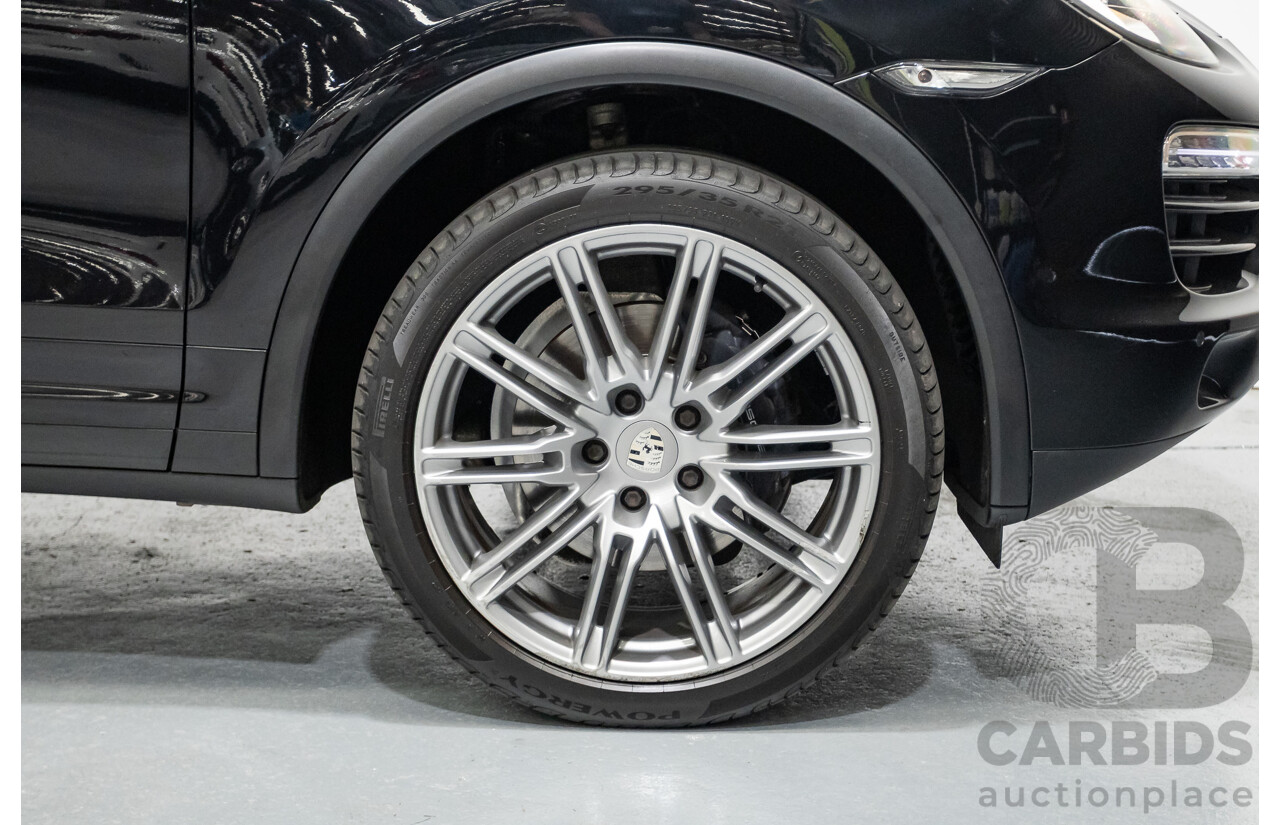 6/2012 Porsche Cayenne Diesel (AWD) Series 2 MY12 4D Wagon Black Turbo Diesel 3.0L