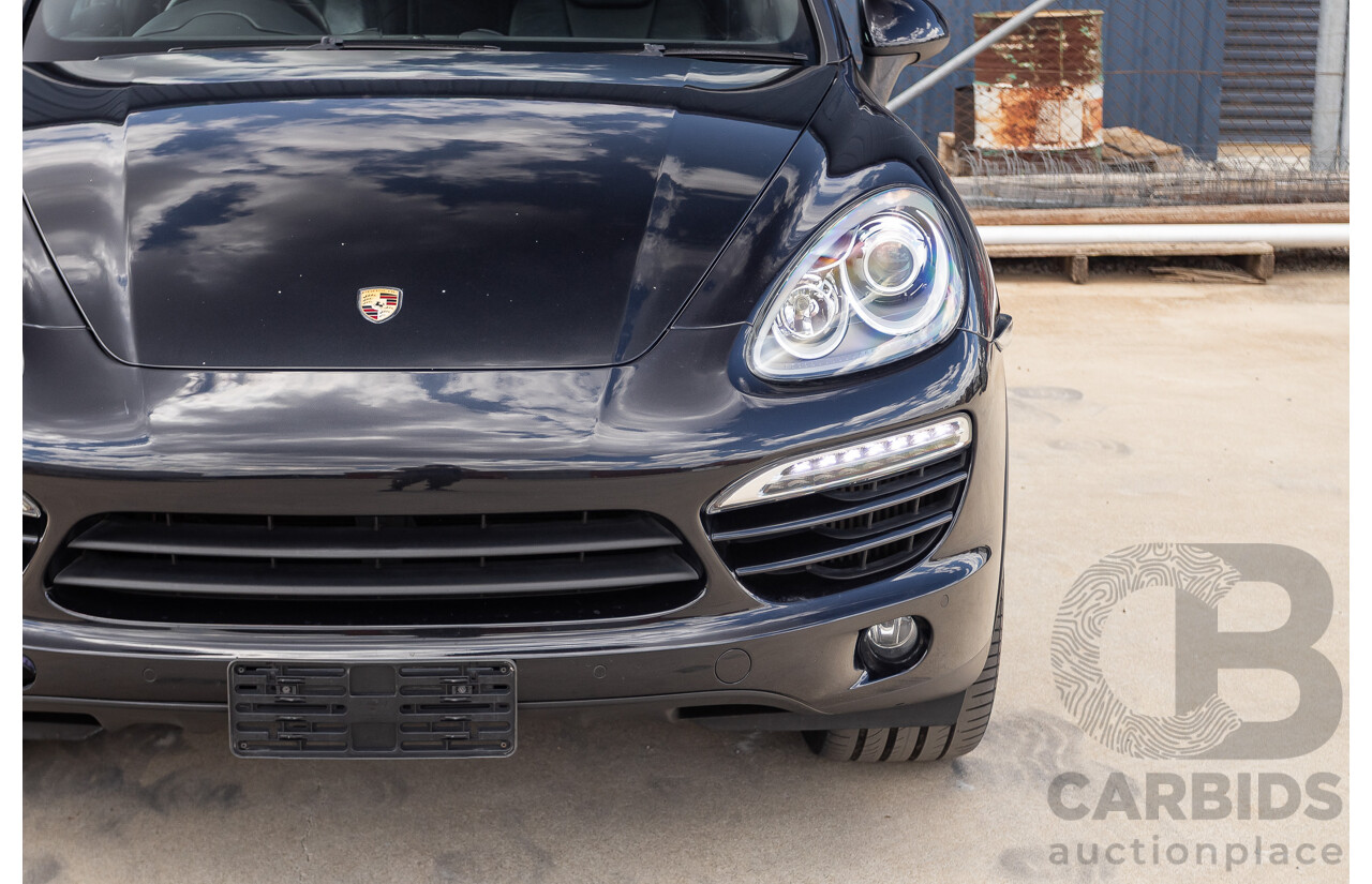 6/2012 Porsche Cayenne Diesel (AWD) Series 2 MY12 4D Wagon Black Turbo Diesel 3.0L