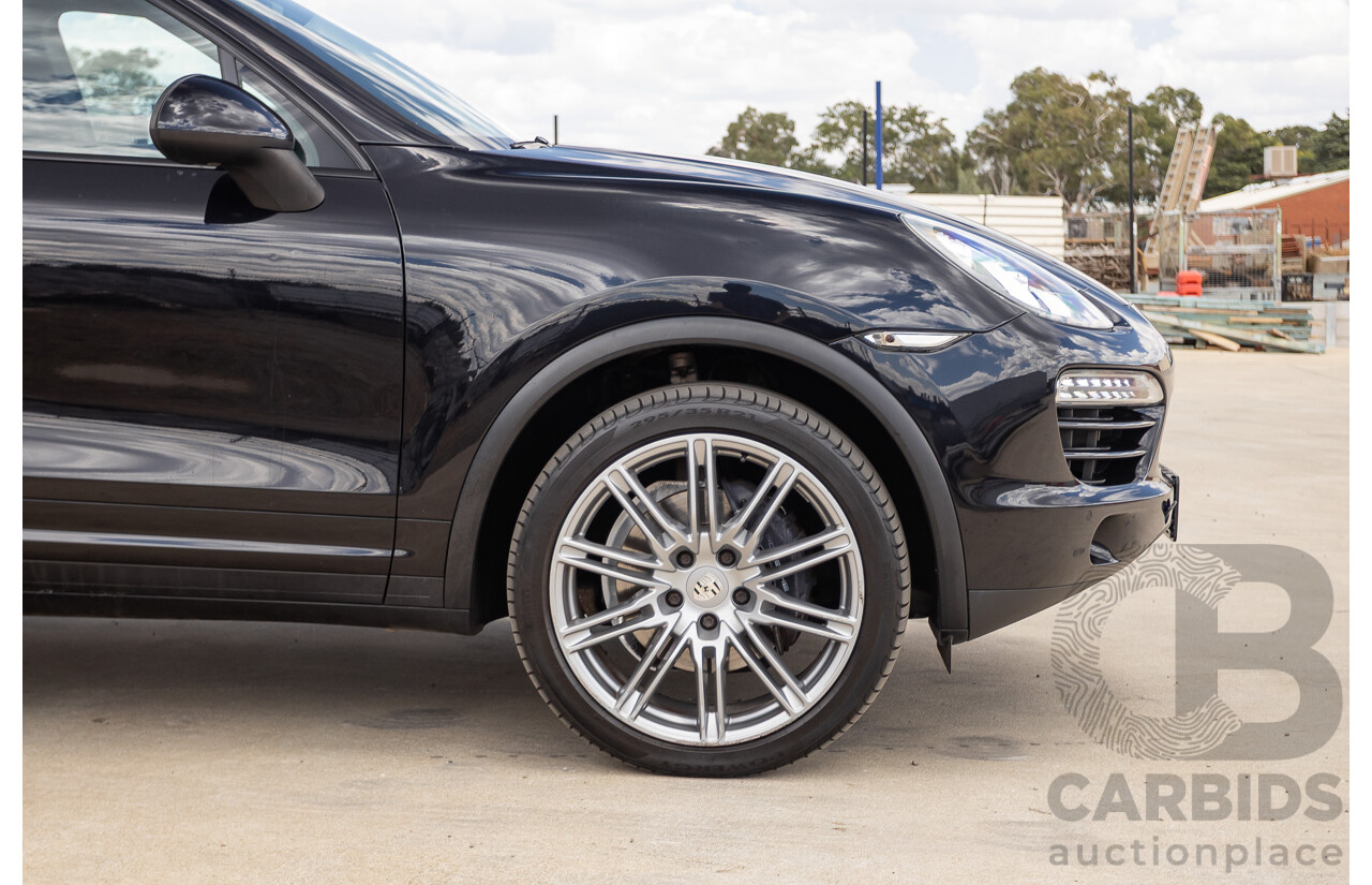 6/2012 Porsche Cayenne Diesel (AWD) Series 2 MY12 4D Wagon Black Turbo Diesel 3.0L