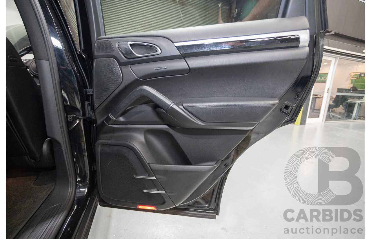 6/2012 Porsche Cayenne Diesel (AWD) Series 2 MY12 4D Wagon Black Turbo Diesel 3.0L