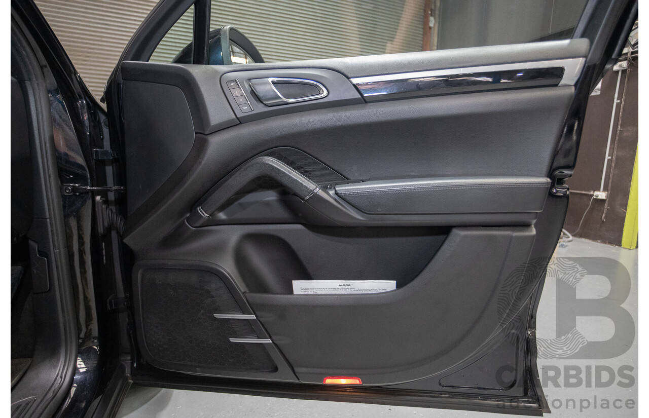 6/2012 Porsche Cayenne Diesel (AWD) Series 2 MY12 4D Wagon Black Turbo Diesel 3.0L